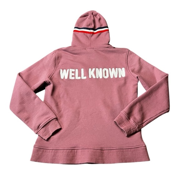 WELL KNOWN STUDIOS MEN’S MAUVE COLORED HOODIE SIZE SMALL PULLOVER STREETWEAR - Picture 2 of 9
